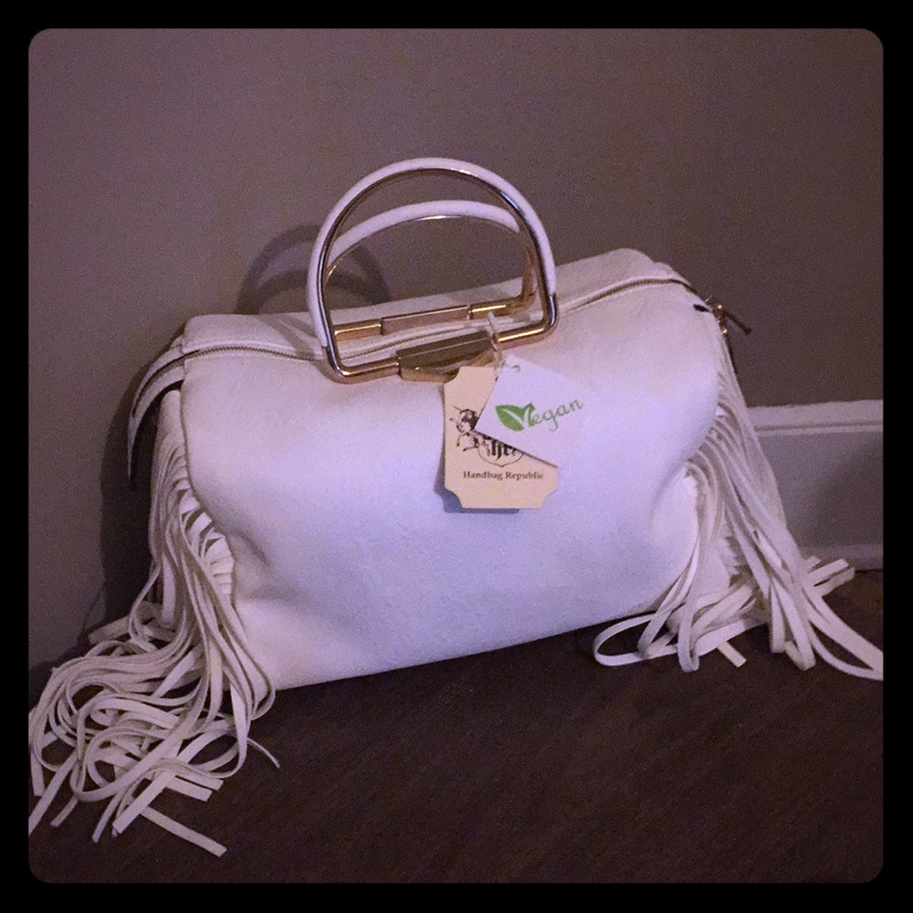 Handbag republic vegan leather satchel
